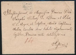 1824  Portós Levél Háromsoros Szögletes 'MARÓSVÁSÁRHELY'... - Sonstige & Ohne Zuordnung