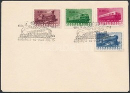 1946 Vasútjubileum FDC / Mi 943-946 FDC Nagyon Ritka RRR! - Other & Unclassified