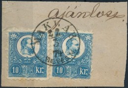 1871 Réznyomat 2 Db 10kr 'MAKLÁR / HEVES M.' Luxus (Gudlin 300 P) - Sonstige & Ohne Zuordnung