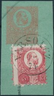 1871 Réznyomat 5kr + Díjjegyes 5kr 'VARSOLCZ' Luxus (Gudlin 400 P) - Other & Unclassified