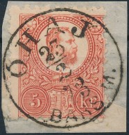 1871 Réznyomat 5kr 'ÓHAJ' Luxus (Gudlin 300 P) - Other & Unclassified