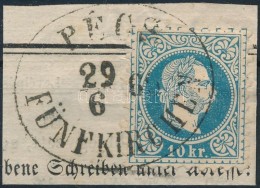 1867 10kr 'PÉCS / FÜNFKIRCHEN' Luxus, KétnyelvÅ± Bélyegzés - Sonstige & Ohne Zuordnung