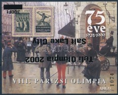 ** 2002/ 1 Téli Olimpia Emlékív Fordított Felülnyomással - Sonstige & Ohne Zuordnung
