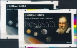 ** 2016 Galileo Galilei Cromalin Emlékívpár Garancia Bélyegzéssel (120.000) - Sonstige & Ohne Zuordnung