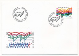SUISSE -  FDC 1996 - Pro Sport - 2 Enveloppes - FDC