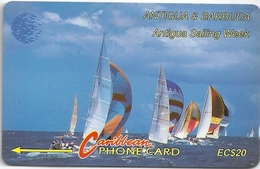 Antigua & Barbuda - Antigua Sailing Week - 13CATB (Silver), 1994, 49.200ex, Used - Antigua Y Barbuda