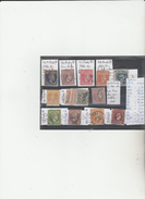 TIMBRES DE GRECE  OBLITEREES NR 22B-49-49a-45a-48-52-54-83-101/4-113-124-101*   ANNEES   1863-68-1900  COTE 250.25 &euro - Gebraucht