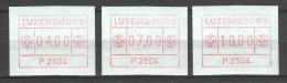 Luxemburg 1983 Automatmarken (1) - Frankeervignetten