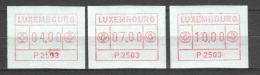 Luxemburg 1983 Automatmarken (2) - Vignettes D'affranchissement