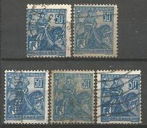 France - F1/280 - Jeanne D'Arc - N°257   5ex.obl. - Gebraucht