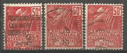 France - F1/284 - Exposition Coloniale - N°272   3ex. Obl. - Used Stamps