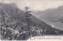 SPLUGENSTRASSE  Mit Blick Ins Rheinwaltal - Splügen