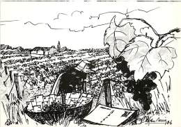 NANTES CARTE DU 1er SALON DE LA CARTE POSTALE MODERNE AU PAYS DU MUSCADET 25 ET 26 OCTOBRE 1986  ILLUSTREE PAR RENIER - Nantes