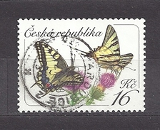 Czech Republic Tschechische Republik 2016 Gest Mi 881 Schmetterlinge, Butterflies. Yellow Swallowtail Papilio C13 - Gebraucht