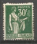 France - F1/297 - Type Paix - N°280(*) - 1932-39 Paz