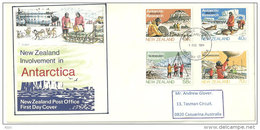 Recherches Scientifiques En Antarctique.(Géologie,Biologie,Glaciologie,Météorologie) Un FDC 1984. Yv. 859/62 - Expediciones Antárticas