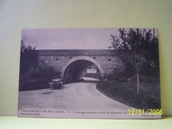 BOVES (SOMME) LE SPORT. LE SPORT AUTOMOBILE. LE CIRCUIT DE PICARDIE. PASSAGE SOUS LE PONT DE FER DE BOVES. - Boves