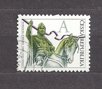 Czech Republic 2012 Gest ⊙ Mi 723 Sc 3536 St. Wenceslas. The Stamp Portrays J.V. Myslbek C3 - Usati