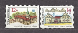 Czech Republic  Tschechische Republik  2001 MNH ** Mi 303-304 Sc 3154-3155 UNESCO World Heritage. Holasovice, Kromeriz. - Neufs