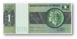 BRASIL - 1 CRUZEIRO - ND ( 1980 ) - P 191A.c - UNC. - Serie 15852 - Sign. 20 - Prefix B - LIBERTY - Brésil