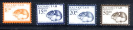 KAZAKHSTAN 2001, SOURIS HAMSTER, SERIE COURANTE, 4 Valeurs, Neufs / Mint. R1730 - Rongeurs