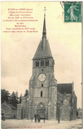 Carte Postale Ancienne De MUSSY SUR SEINE-L'église Saint Pierre - Mussy-sur-Seine