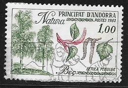 ANDORRE  -  TIMBRE N° 311  -  PROTECTION DE LA NATURE    -  OBLITERE   - 1983 - Oblitérés