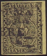 ASI  PARMA 1852 CENT. 5 Giallo Arancio N.1 Usato - Parma