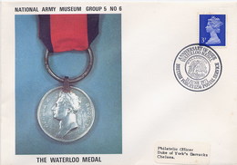 GREAT BRITAIN -  National Army Museum -   WATERLOO  MEDAL  -  WELLINGTON  -  NAPOLEONE - Storia Postale