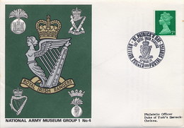 GREAT BRITAIN -  National Army Museum -   ROYAL  IRISH  RANGERS  -  ST PATRICK DAY - Storia Postale