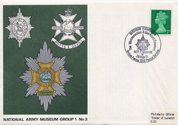 GREAT BRITAIN -  National Army Museum -   NOTTINGHAM - WORCESTERSHIRE & SHERWOOD FORESTERS REGIMENT - Storia Postale