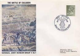 GREAT BRITAIN -  National Army Museum -   BATTLE  OF  CULLODEN - Marcofilie