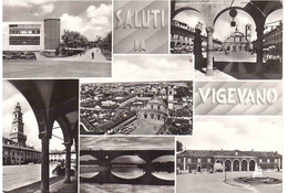 SALUTI DA VIGEVANO 1953 - Vigevano