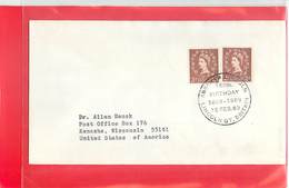 GREAT BRITAIN - 160th  BIRTHDAY  ABRAHAM  LINCOLN  '69 - Postmark Collection
