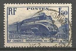 France - F1/319 - N°340  Obl. - Locomotive "Pacific" - Gebruikt