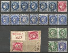 France - F1/326 - Type Cérès - Collection De 20 Exemplaires Obl. - Used Stamps