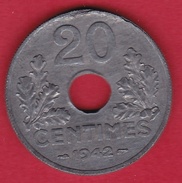 France 20 Centimes Type Vingt 20 1942 - SUP - Other & Unclassified