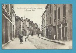 CPA 3573 - Commerces Coiffeur Grande Rue PIERRE-BENITE 69 - Pierre Benite