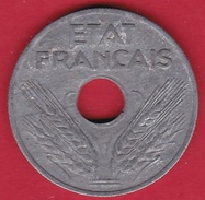 France 20 Centimes Type Vingt 20 1943 - SUP - Other & Unclassified