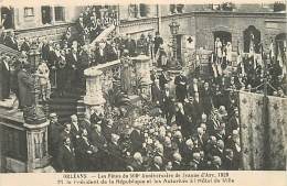 ORLEANS LES FETES DU 500e ANNIVERSAIRE DE JEANNE D'ARC 1929 LE PRESIDENT DE LA REPUBLIQUE A L'HOTEL DE VILLE - Orleans