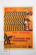 Old Cinema/ Movie Advtg Brochure - Actor: Paul Newman In The Movie: Cool Hand Luke - Pubblicitari