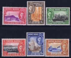 Hong Kong : Sg 163 - 168  Mi  163 - 168     MH/* Falz/ Charniere - Ungebraucht