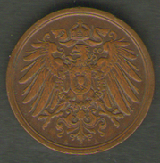 GERMANIA 2 PFENNIG 1912 - 2 Pfennig