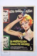 Old Cinema/ Movie Advtg Leaflet - Actors: Kim Novak, Jack Lemmon, Fred Astaire In The Movie: The Notorious Landlady - Pubblicitari