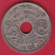 France 25 Centimes Lindauer 1922 - Other & Unclassified