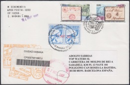 2006-FDC-51  CUBA 2006 FDC REGISTERED COVER TO SPAIN. 250 ANIV CORREO GENERAL. POSTAL HISTORY POST OFFICE STAMPLESS. JAR - FDC