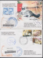 2007-FDC-100 CUBA 2007 FDC REG. COVER TO SPAIN. GATOS DOMESTICOS. FELINE CATS. SET + SHEET. - FDC