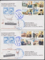 2007-FDC-103 CUBA 2007 FDC REG. COVER TO SPAIN. JOSE MARTI. INDEPENDENCE WAR. COMPLETE SET - FDC