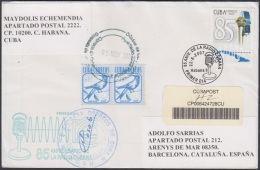 2007-FDC-79 CUBA 2007 FDC COVER TO SPAIN. 85 ANIV RADIO CUBANA. - FDC