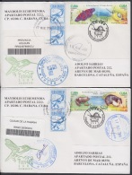 2007-FDC-82 CUBA 2007 FDC REG. COVER TO SPAIN. TURNAT. TURISMO TOURISM. RANA FROG ALMIQUI. - FDC